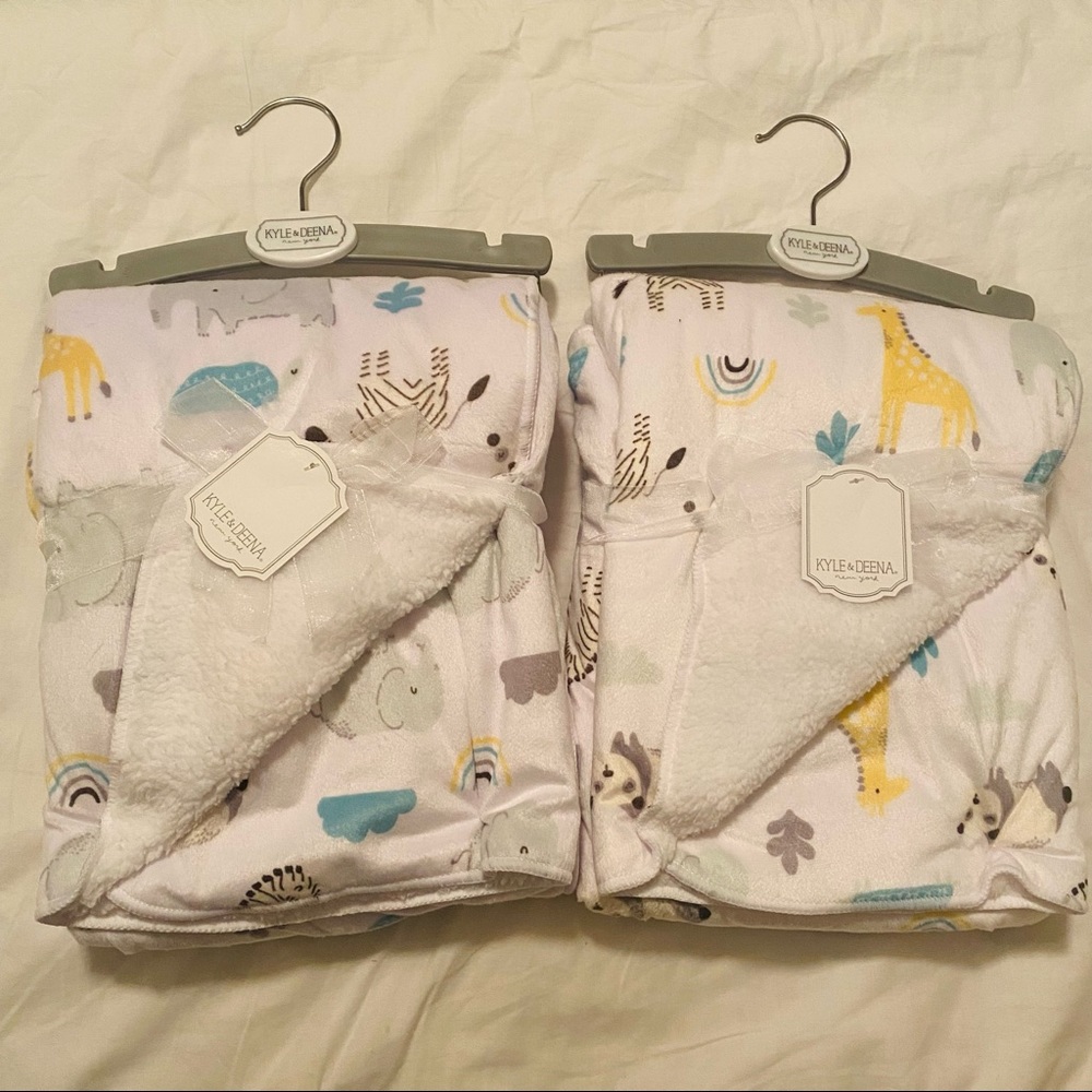 2 Kyle & Deena baby blankets